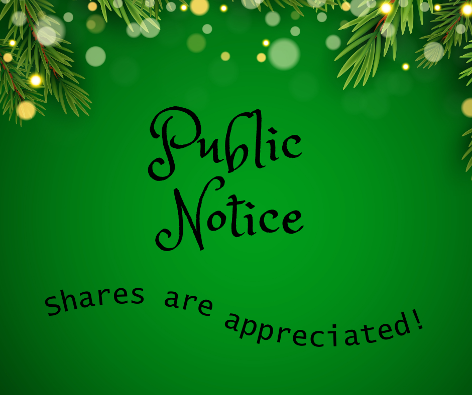 Public Notice 12/24/23